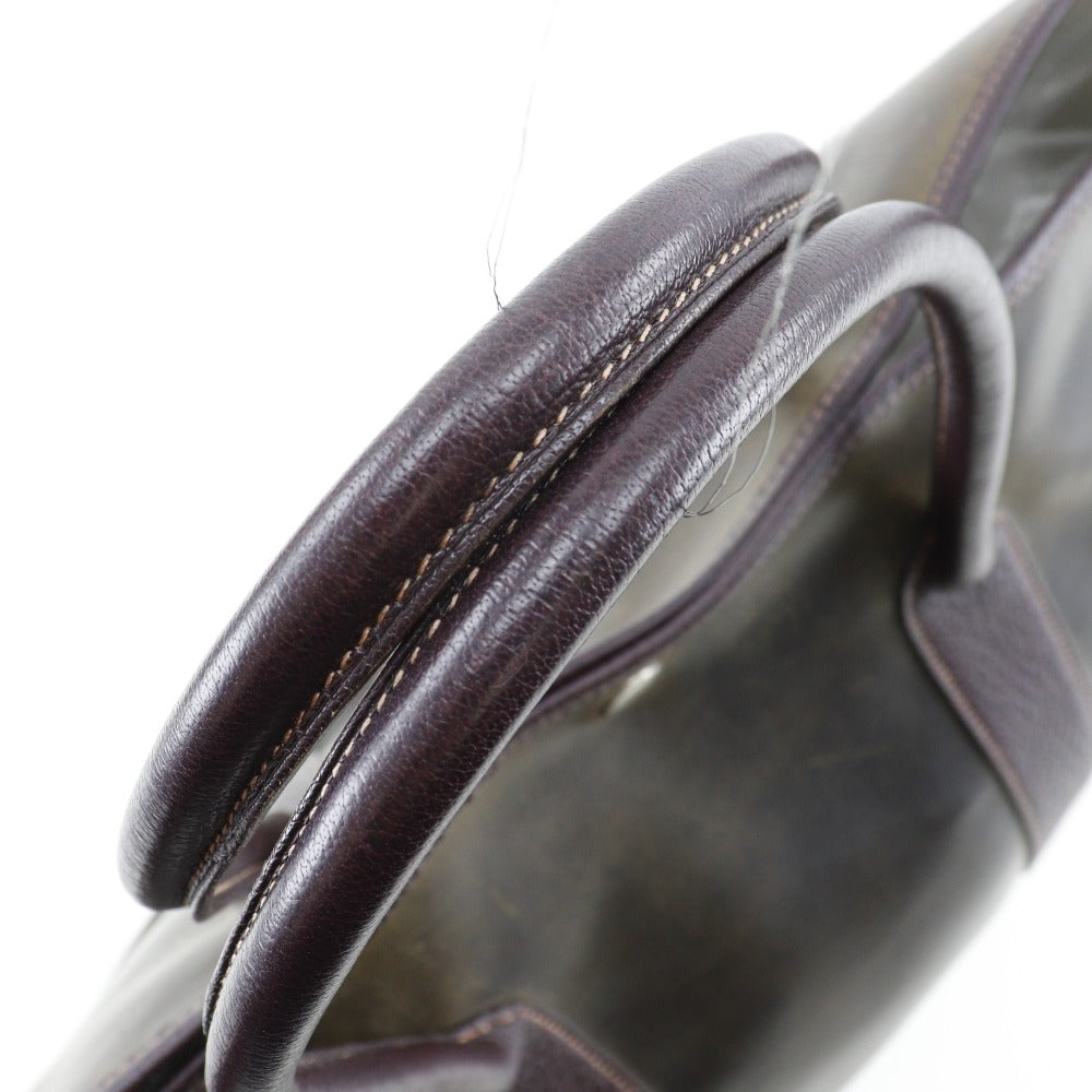HERMES Tote Bag Amazonia Brown Garden party PM unisex(Unisex)  d