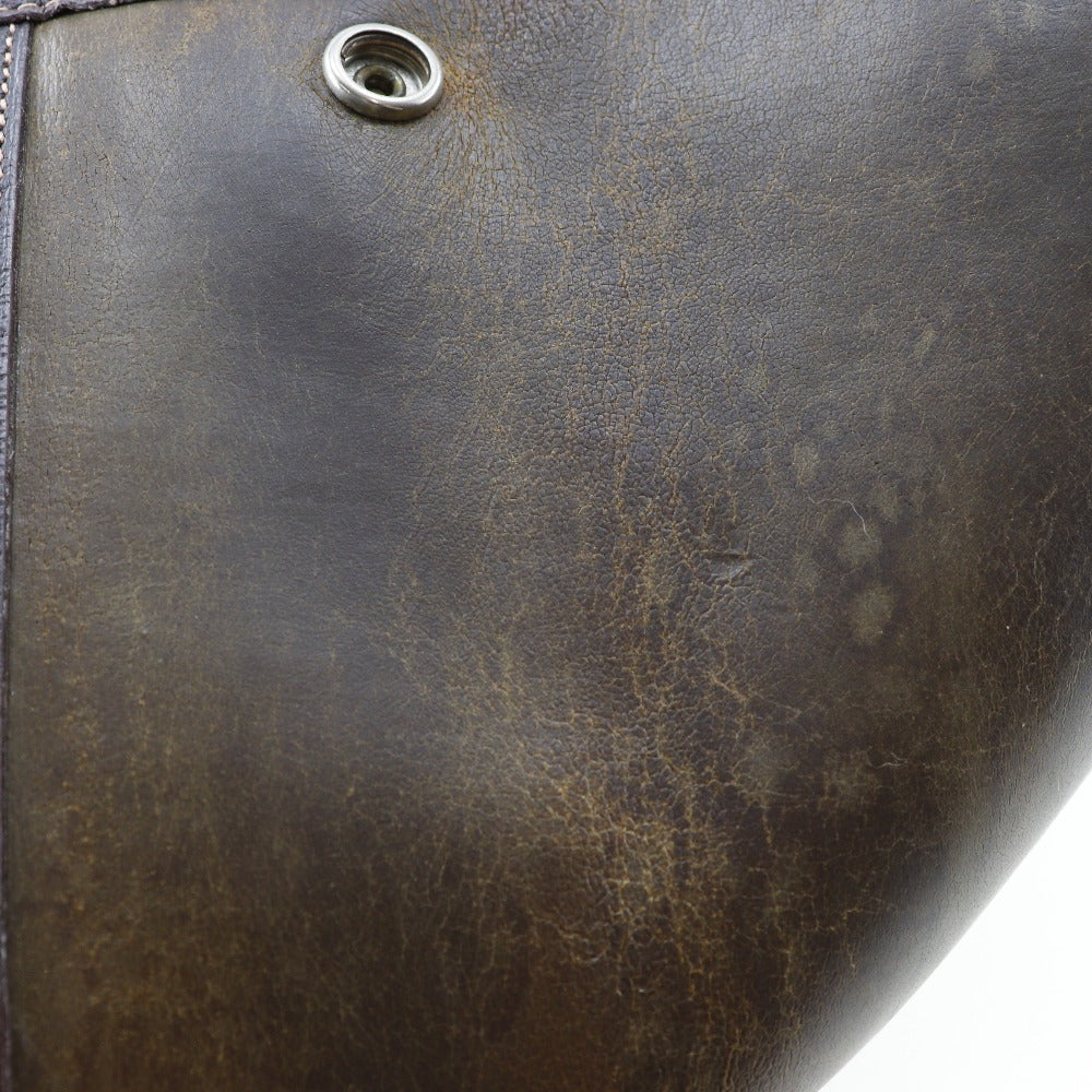 HERMES Tote Bag Amazonia Brown Garden party PM unisex(Unisex)  d