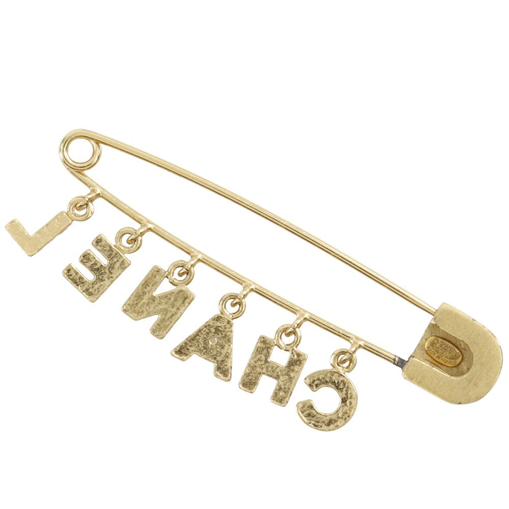 Chanel Safety Pin Brooch