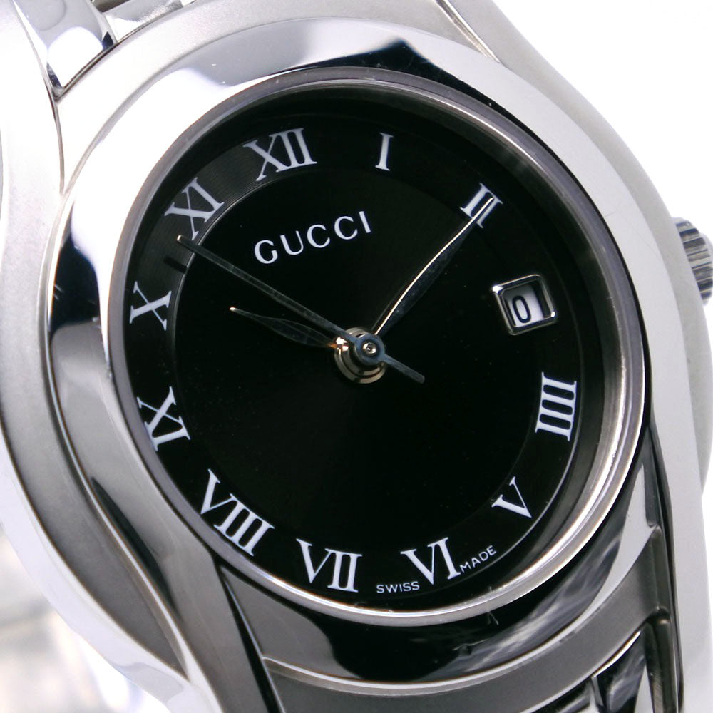 GUCCI Watches Quartz 5500L Stainless Steel Silver G class black dial Women  d