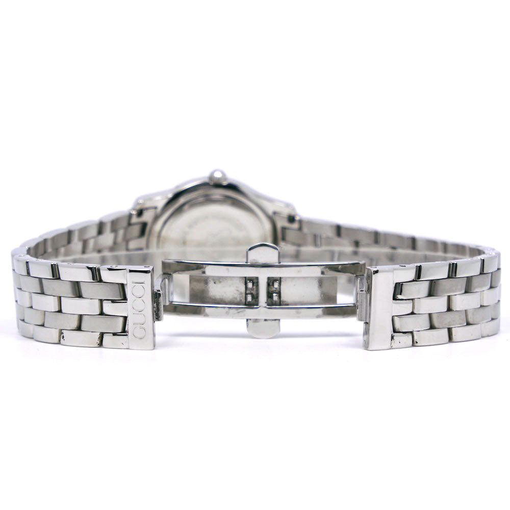 GUCCI Watches Quartz 5500L Stainless Steel Silver G class black dial Women  d