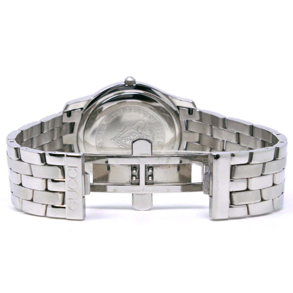 GUCCI Watches Quartz 5500M Stainless Steel Silver G class Silver dial mens  d