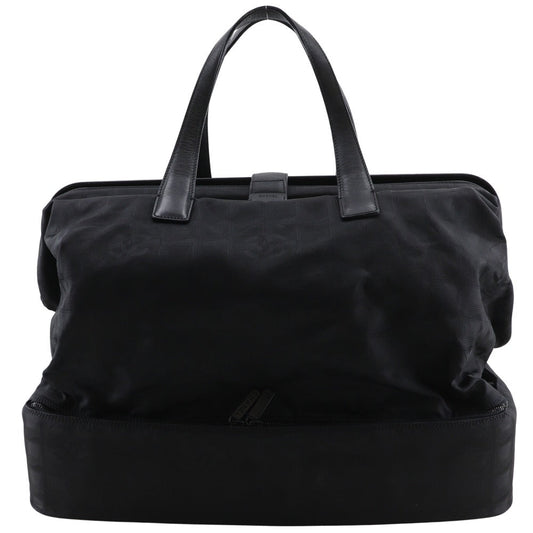 Chanel New Travel Line Nylon Canvas Boston Bag