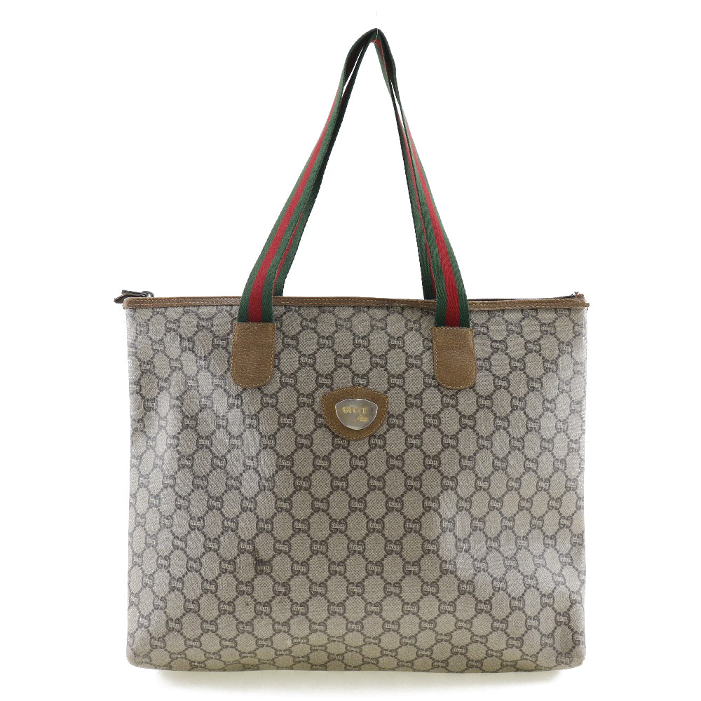 GUCCI Tote Bag GG plus beige Sherry Women