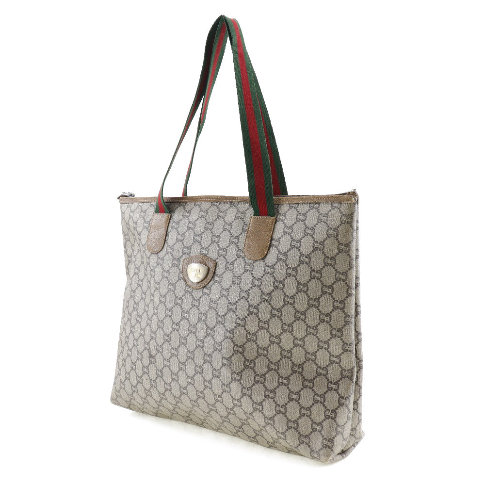 GUCCI Tote Bag GG plus beige Sherry Women
