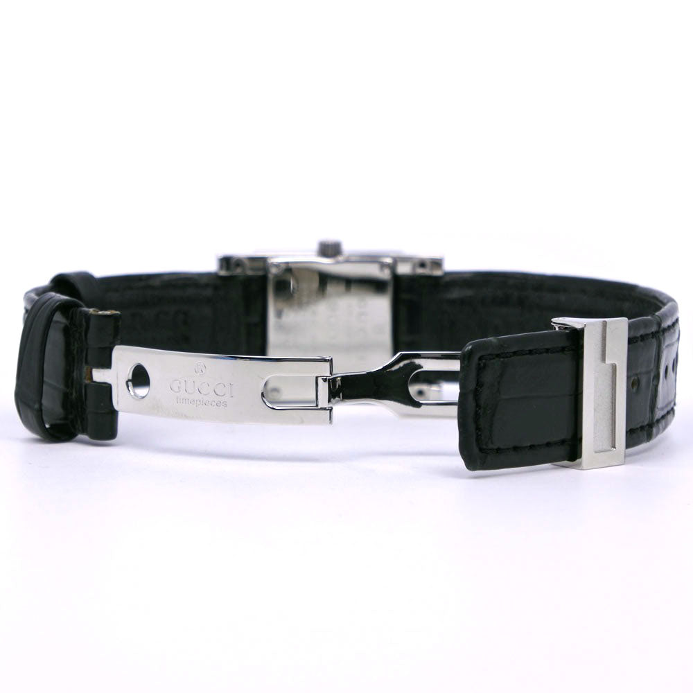 GUCCI Watches Quartz 7900L.1 Stainless Steel , Leather black black dial Women  d