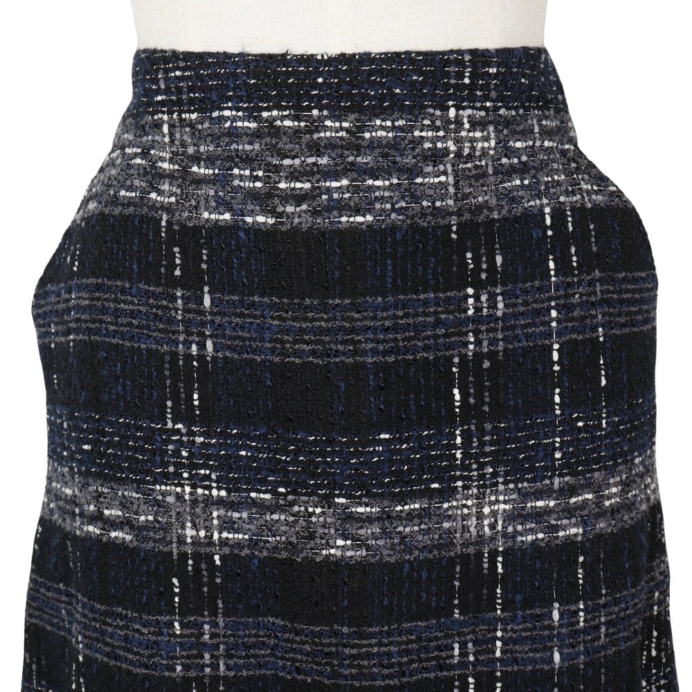 Chanel Tweed Cotton Nylon Skirt