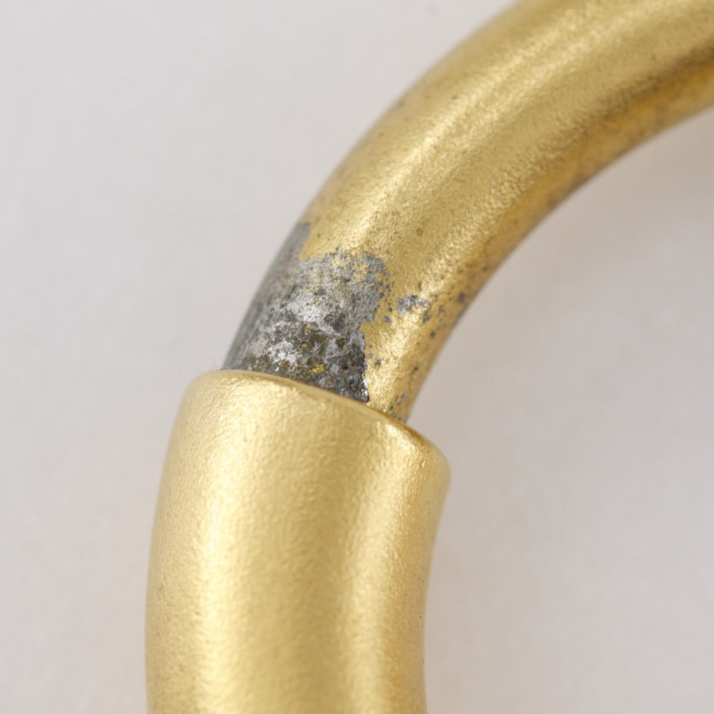 CHANEL Earring Plated Gold gold   hoop