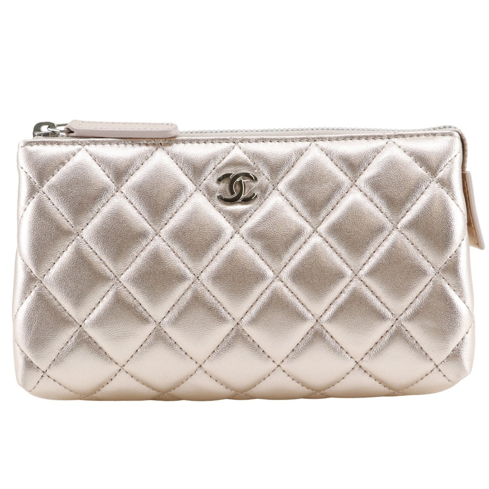 Chanel Matelasse Lambskin Pouch