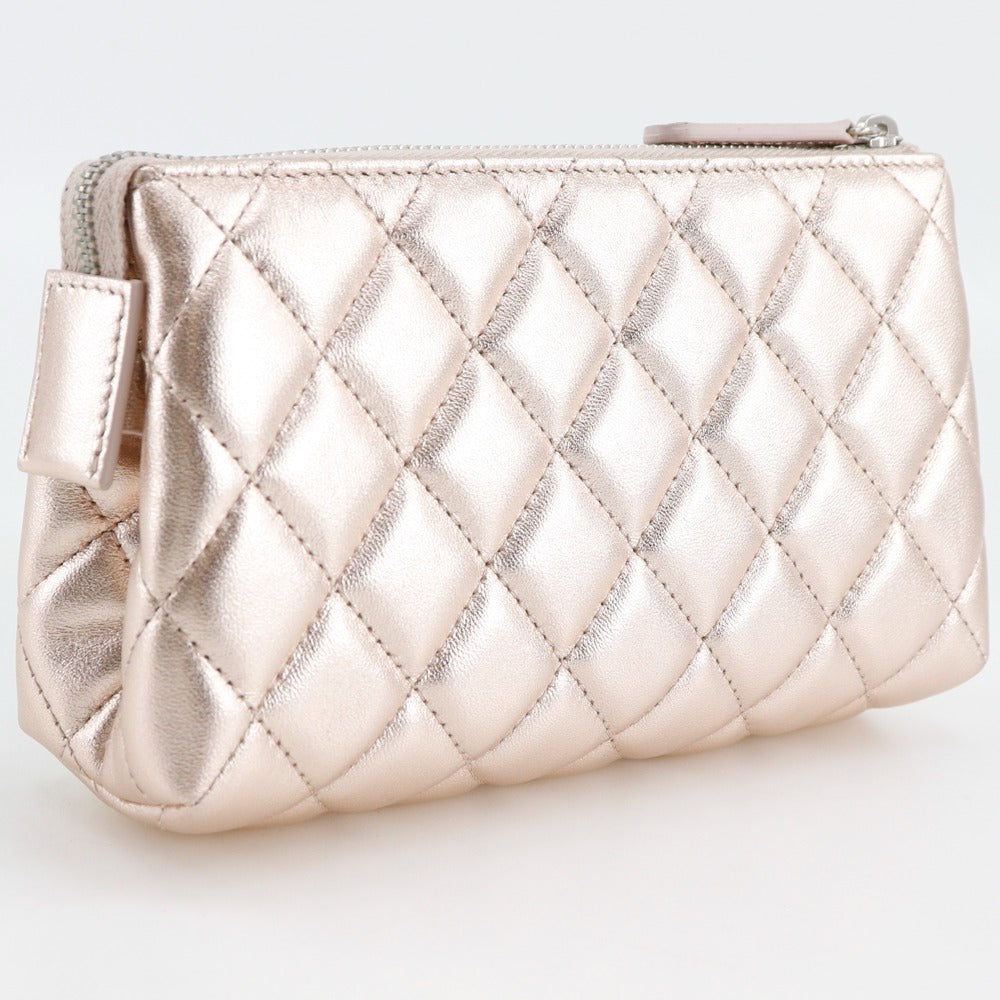 Chanel Matelasse Lambskin Pouch