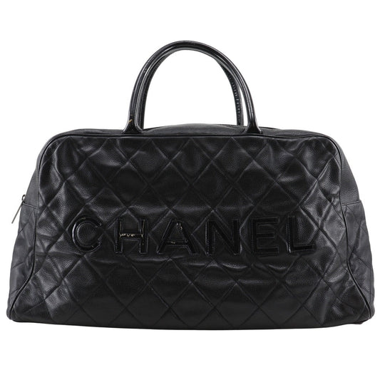 Chanel Matelasse Caviar Skin Boston Bag