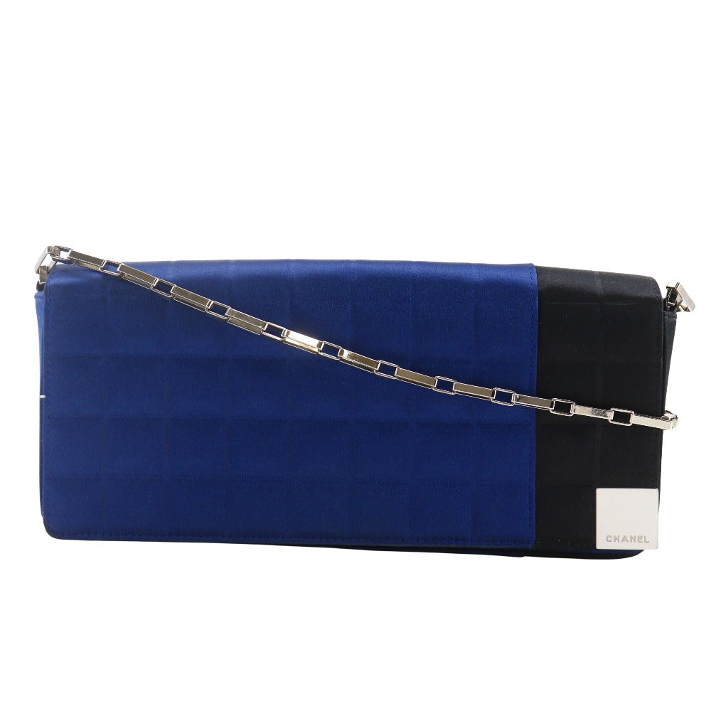 Chanel Choco Bar Satin Shoulder Bag
