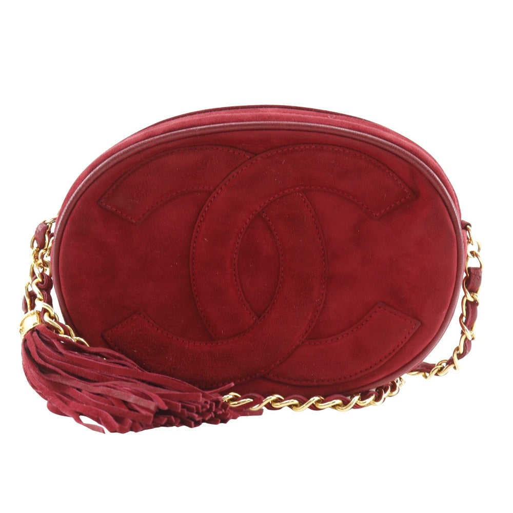Chanel Coco Mark Suede Chain Shoulder Bag