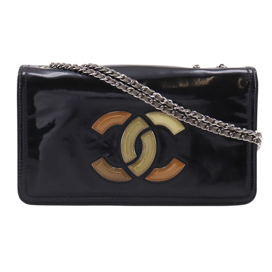 Chanel Lipstick Line Patent Leather Shoulder Bag