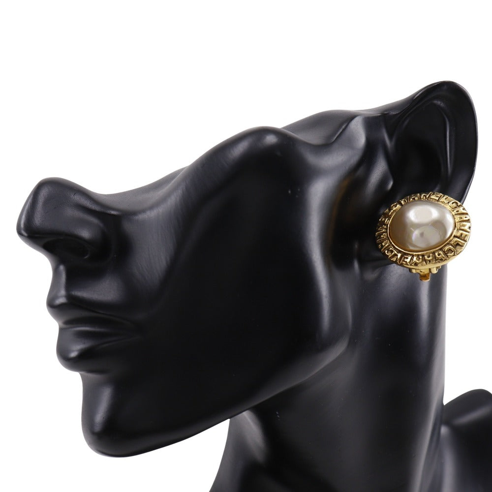 Chanel Round Logo Earrings