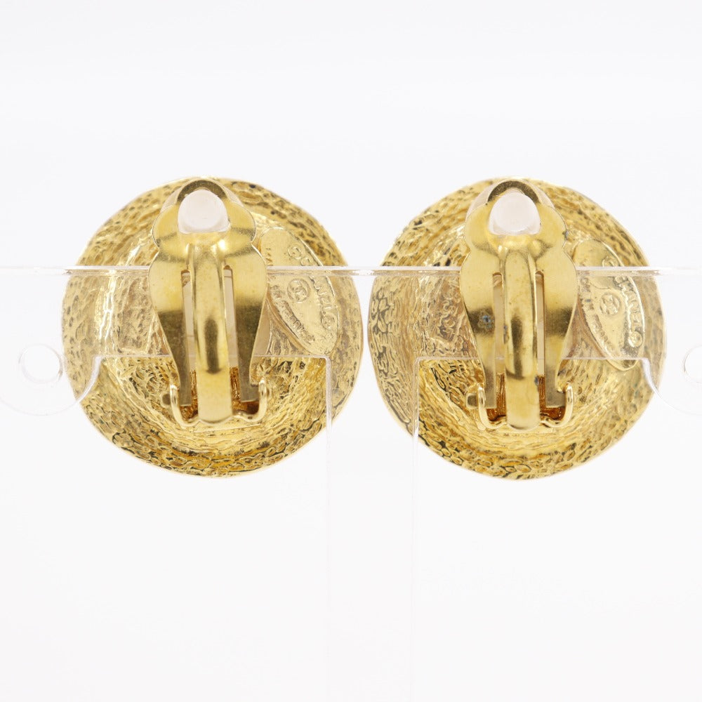 Chanel Round Logo Earrings