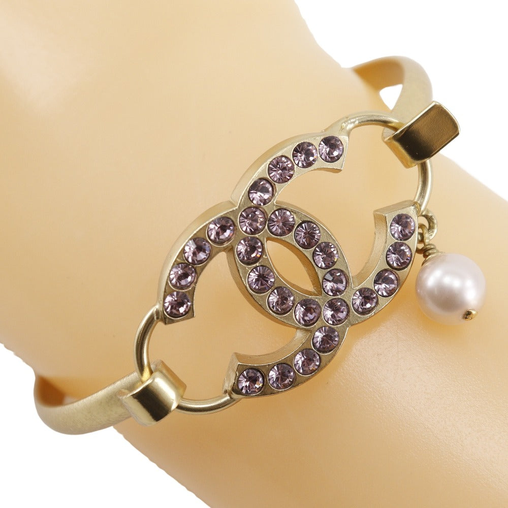 Chanel Coco Mark Faux Pearl Bangle