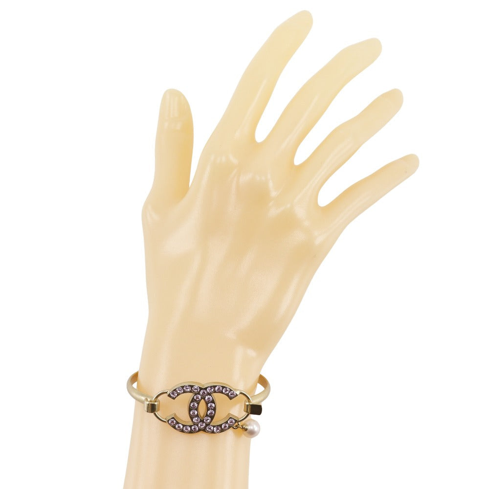 Chanel Coco Mark Faux Pearl Bangle