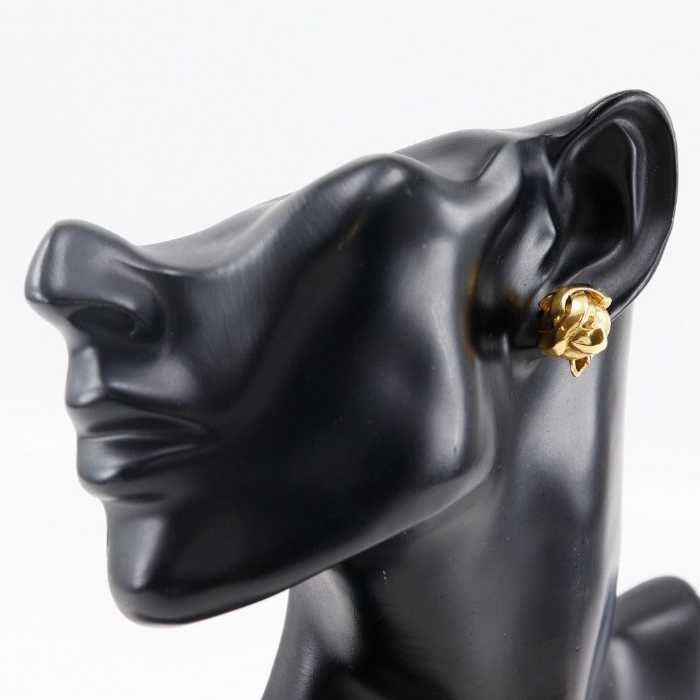 CHANEL Earring Plated Gold gold   COCO Mark