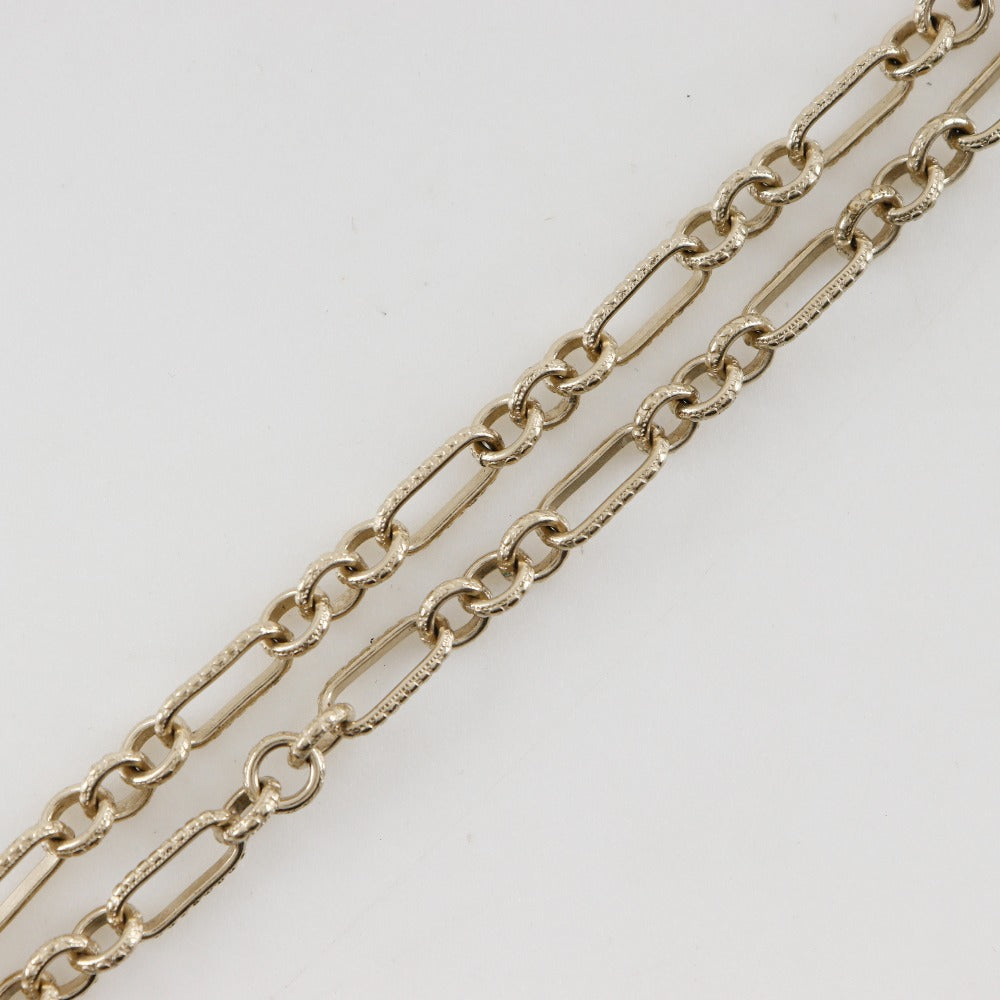 Chanel Coco Mark Crocodile Motif Necklace