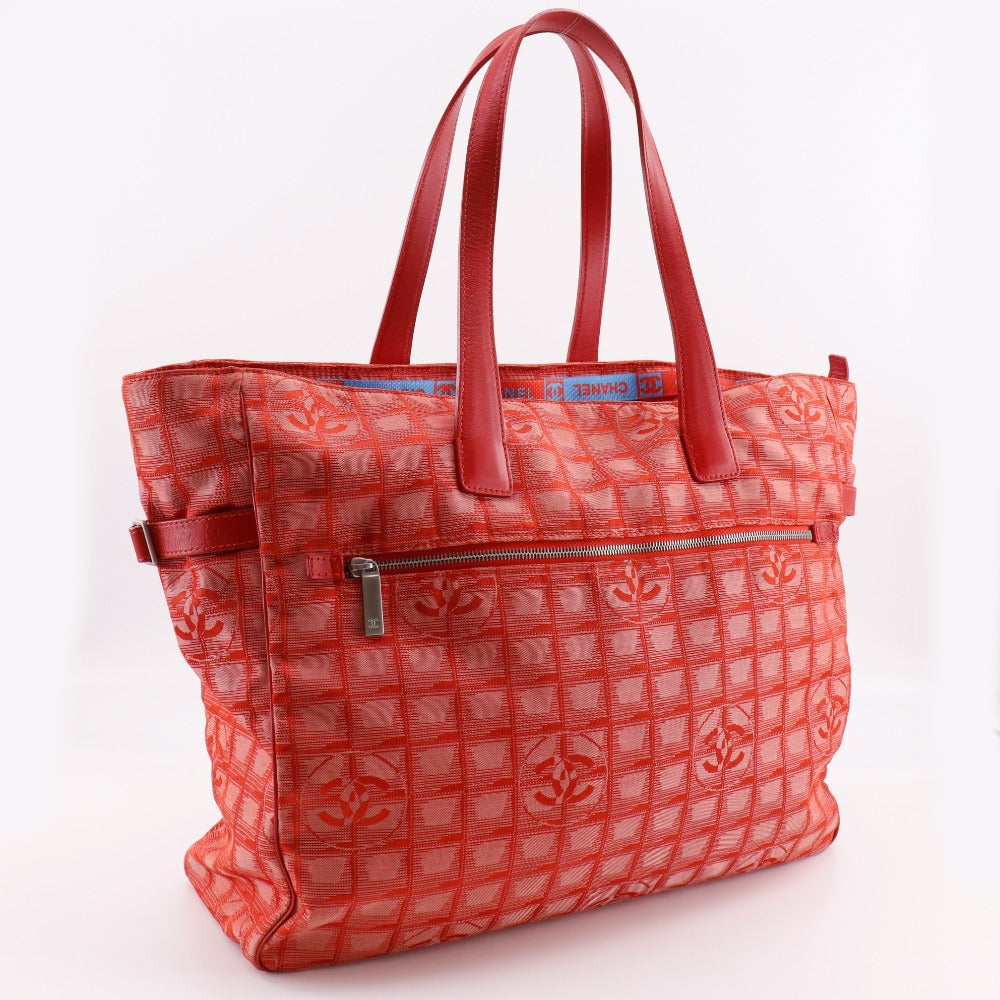 Chanel New Travel Line Nylon Canvas Tote Bag