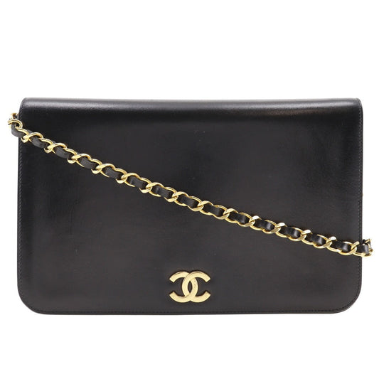 CHANEL Shoulder Bag Calfskin black   COCO Mark ChainShoulder Women