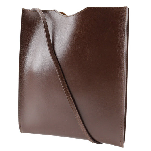 HERMES Shoulder Bag Calfskin Brown Omenitu Women(Unisex)  d