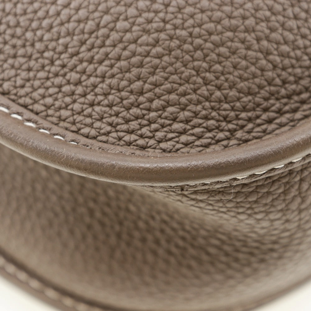 HERMES Shoulder Bag Taurillon Clemence Gold Metal Evelyn 3PM Women  d