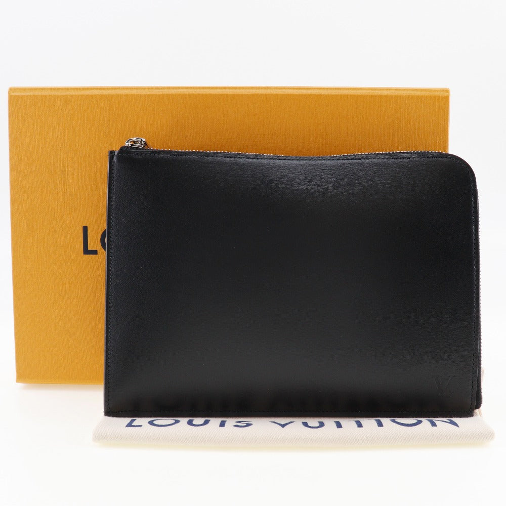 LOUIS VUITTON Clutch bag R99303 Calfskin black Nomad Pochette Jules PM mens  d