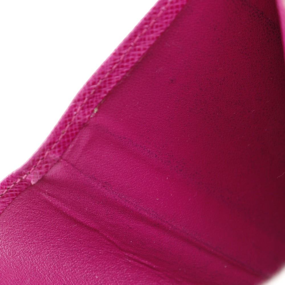 LOUIS VUITTON Bifold Wallet M95188 Monogram canvas Brown / Pink Monogram Perfo Compact zip Women  d