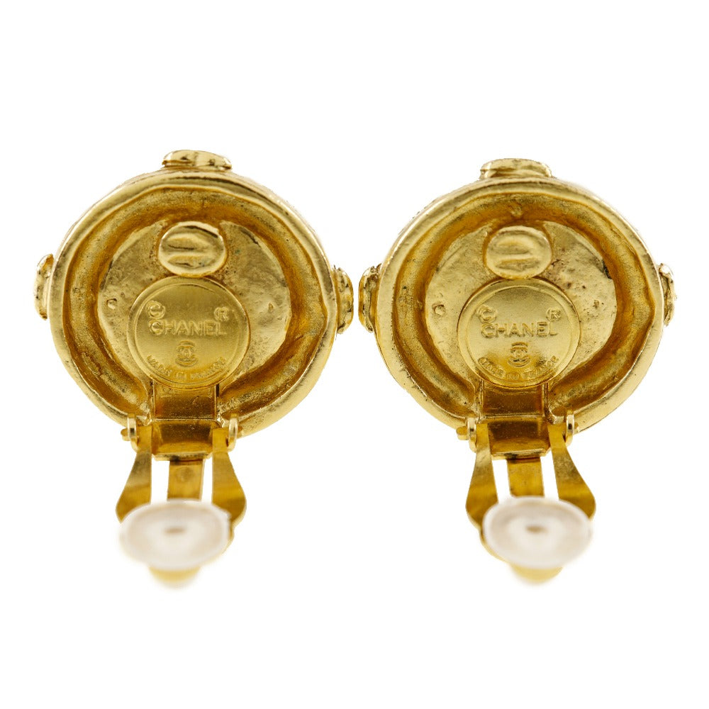 Chanel Coco Mark   Gold Earrings