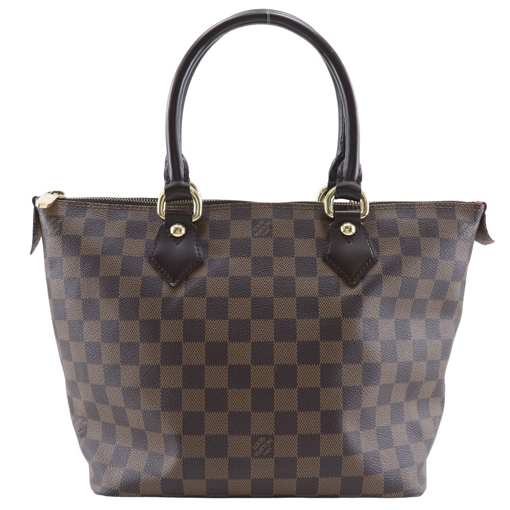 LOUIS VUITTON Tote Bag N51183 Damier canvas Brown Saleya PM Women