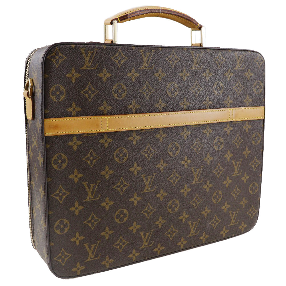 LOUIS VUITTON Business bag Monogram canvas Brown 2WAYShoulder Special order Porto Ordina Tour Savanna mens  d
