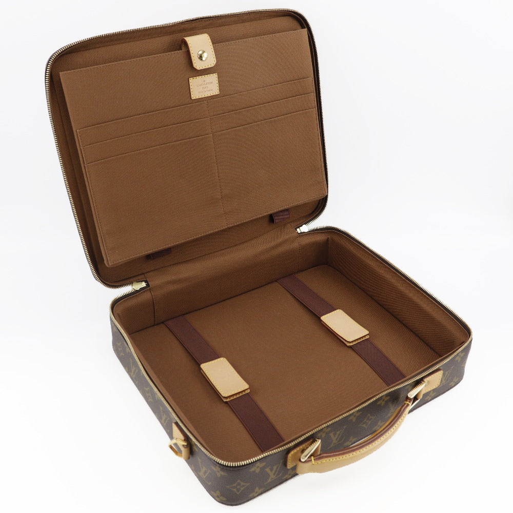 LOUIS VUITTON Business bag Monogram canvas Brown 2WAYShoulder Special order Porto Ordina Tour Savanna mens  d