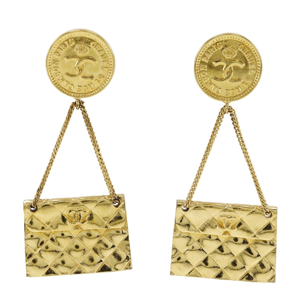 Chanel Coco Mark Matelassé Earrings