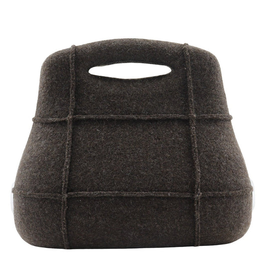 CHANEL Handbag wool Brown Hip bag Women