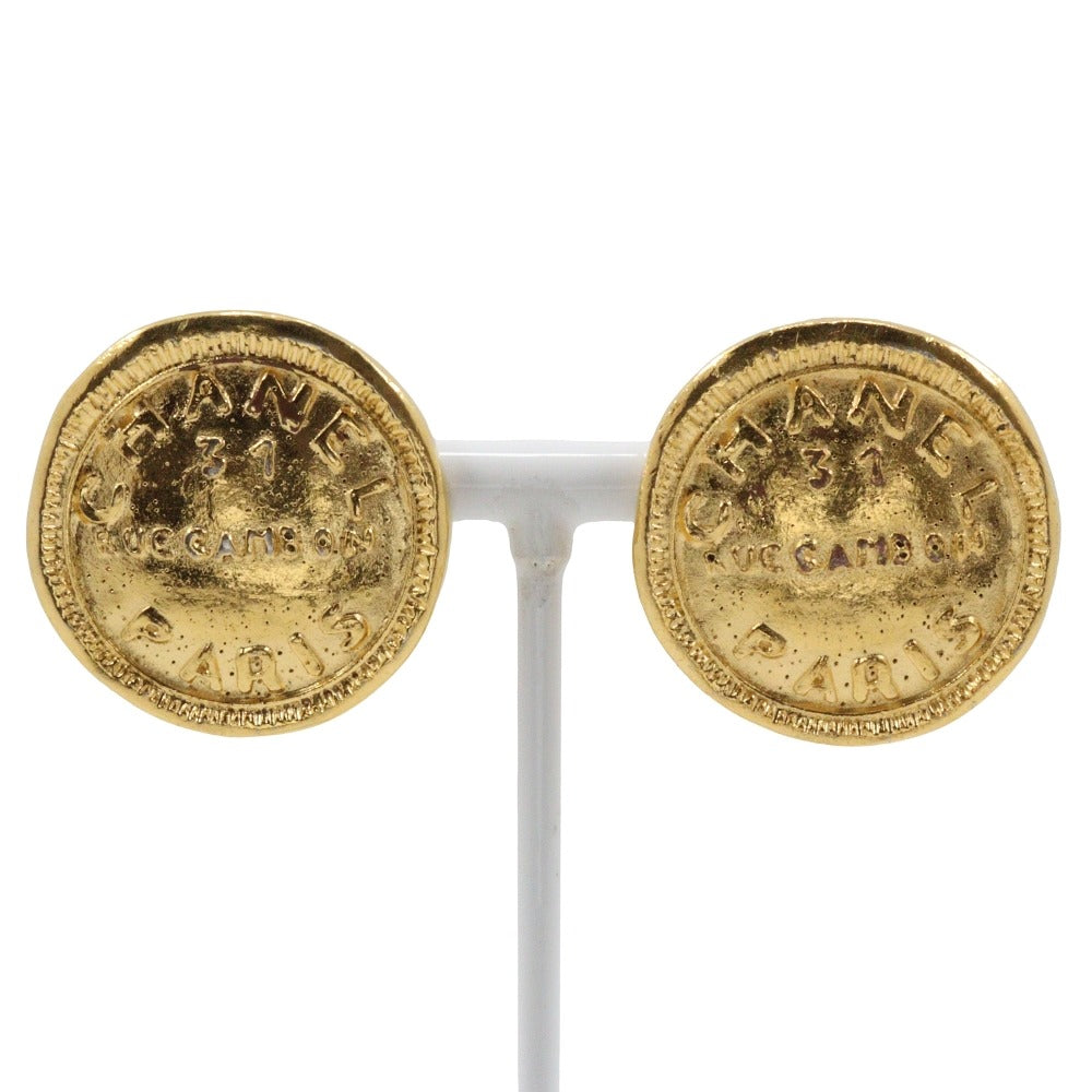 CHANEL Earring Plated Gold gold   31 RUE CAMBON Women