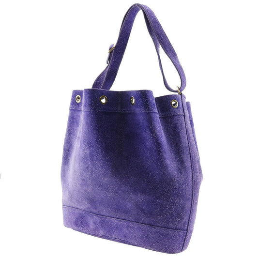 HERMES Shoulder Bag Suede purple Market GM Women  d