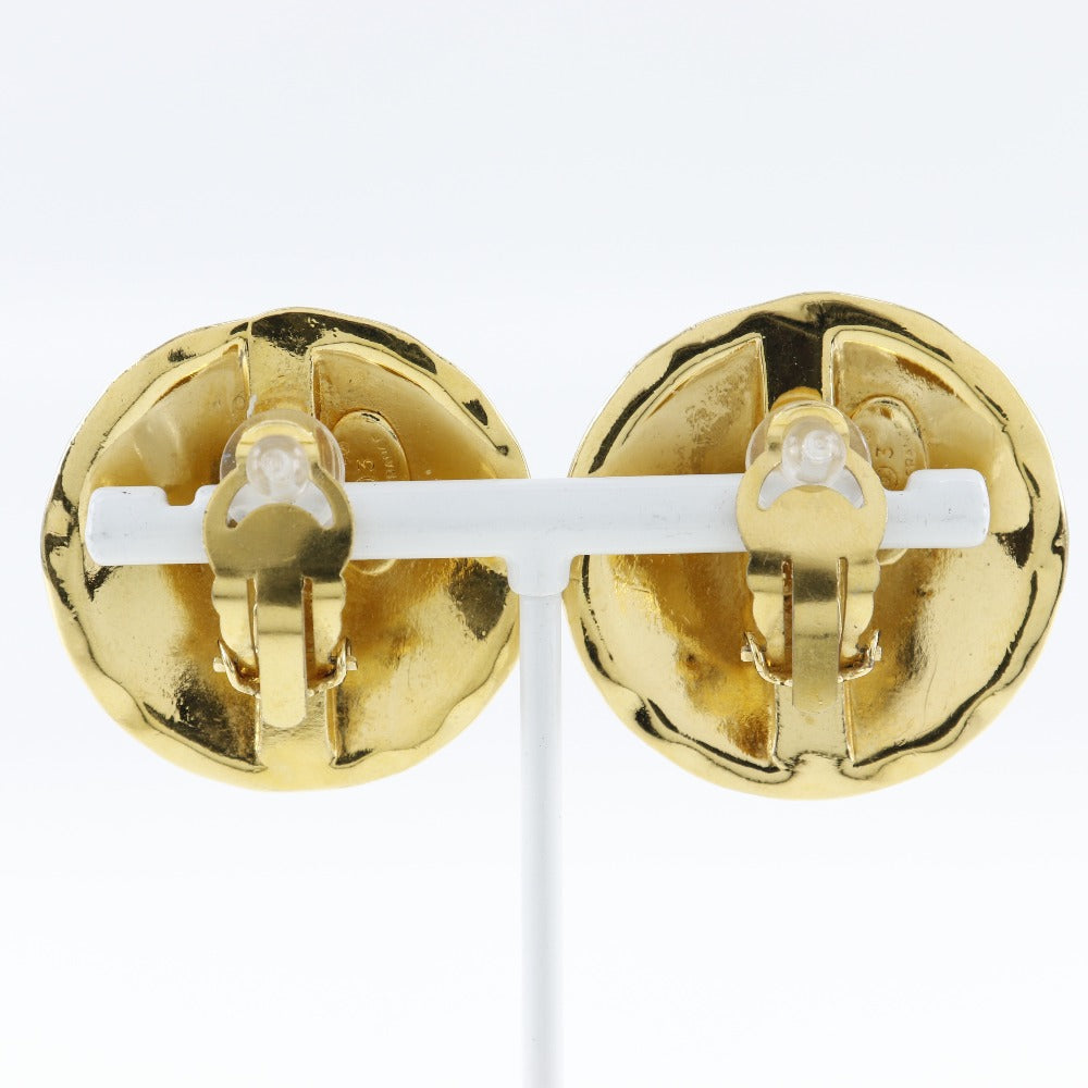 CHANEL Earring Plated Gold gold   Matrasse COCO Mark Women