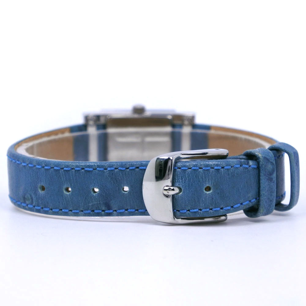 GUCCI Watches Quartz 7900P Stainless Steel , Leather Silver/light blue Silver dial Women  d