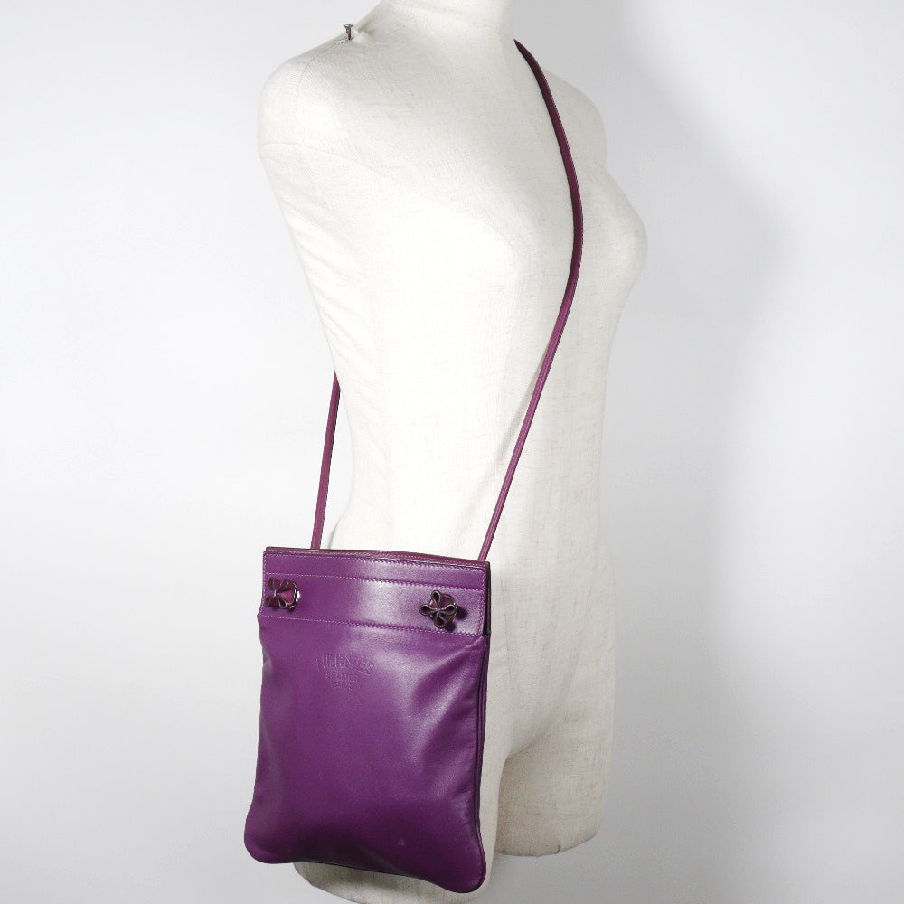 HERMES Shoulder Bag Vaux Swift purple Aline Mini Women  d