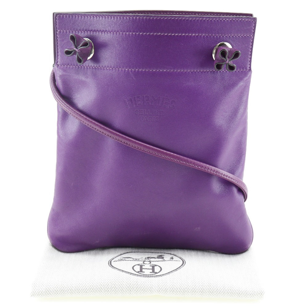 HERMES Shoulder Bag Vaux Swift purple Aline Mini Women  d