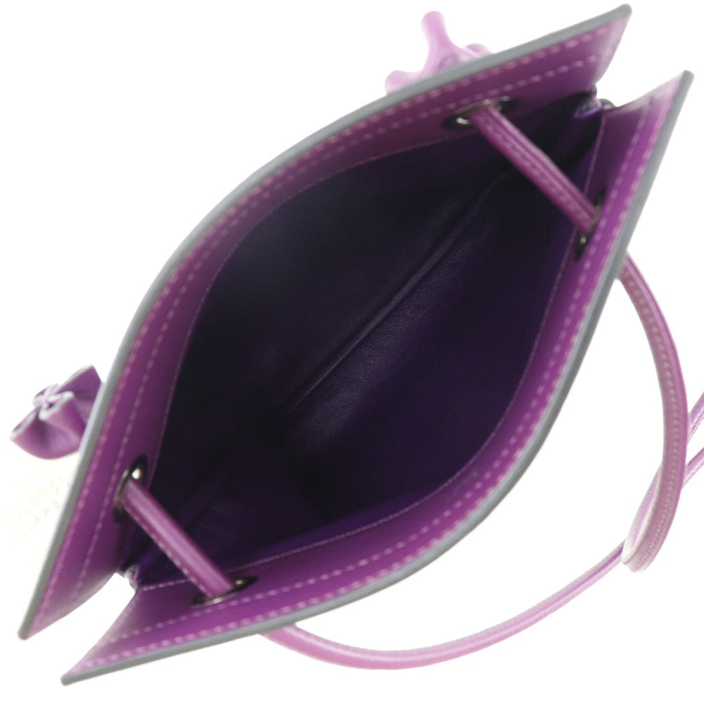 HERMES Shoulder Bag Vaux Swift purple Aline Mini Women  d