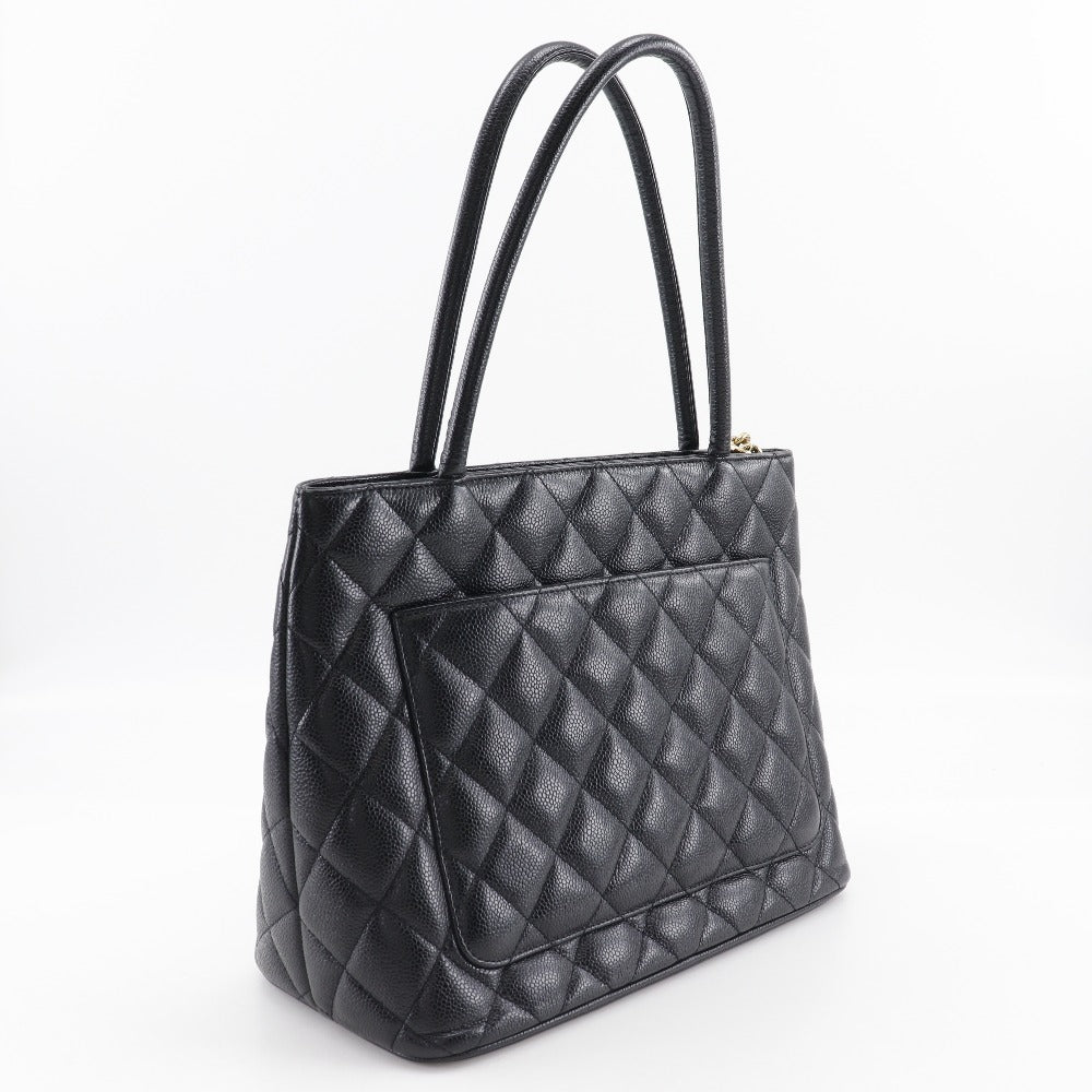 CHANEL Tote Bag A01804 Caviar skin black   Tote Women