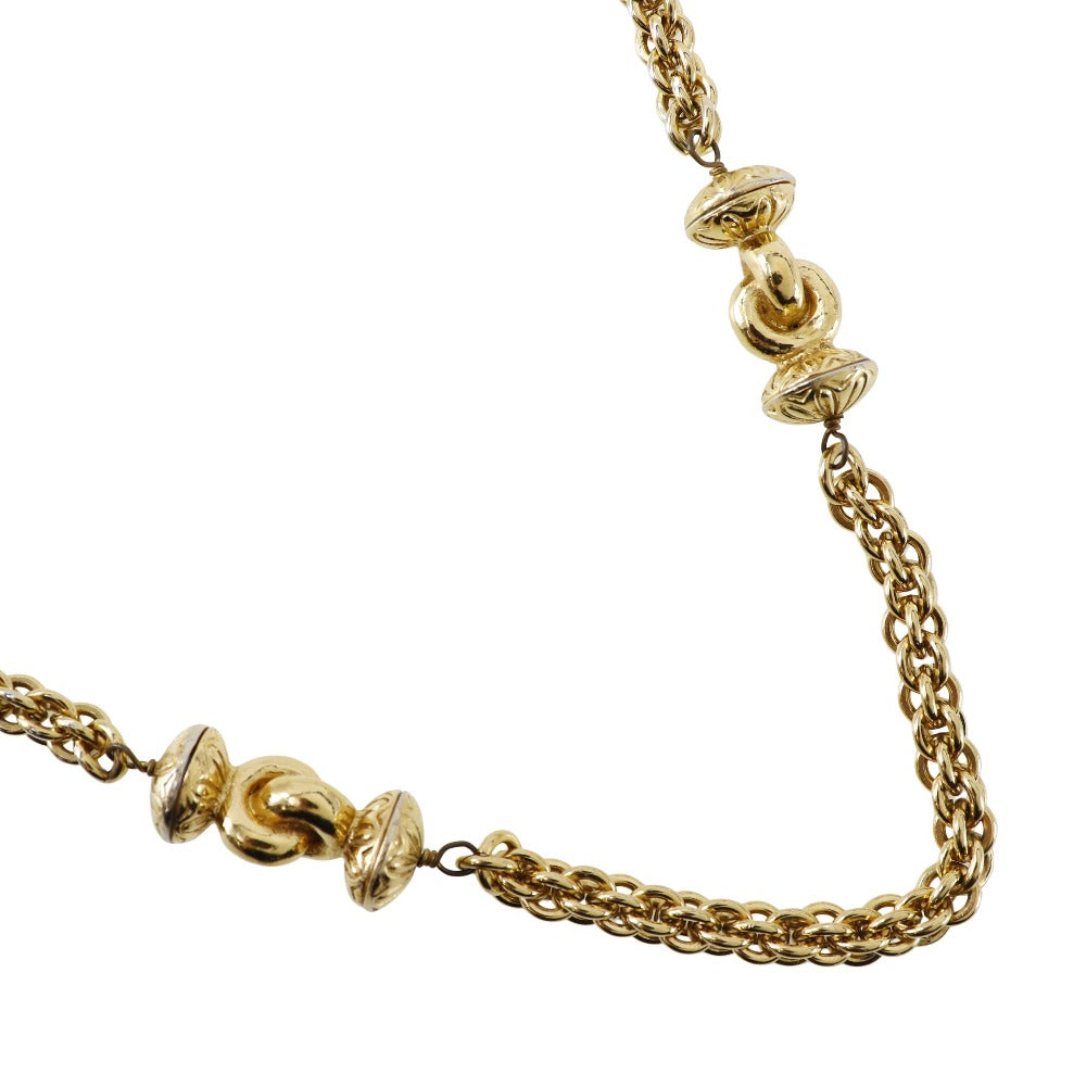 CHANEL Necklace Plated Gold gold   long Women