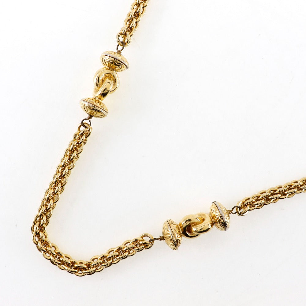 Chanel   Long Necklace Gold Plated