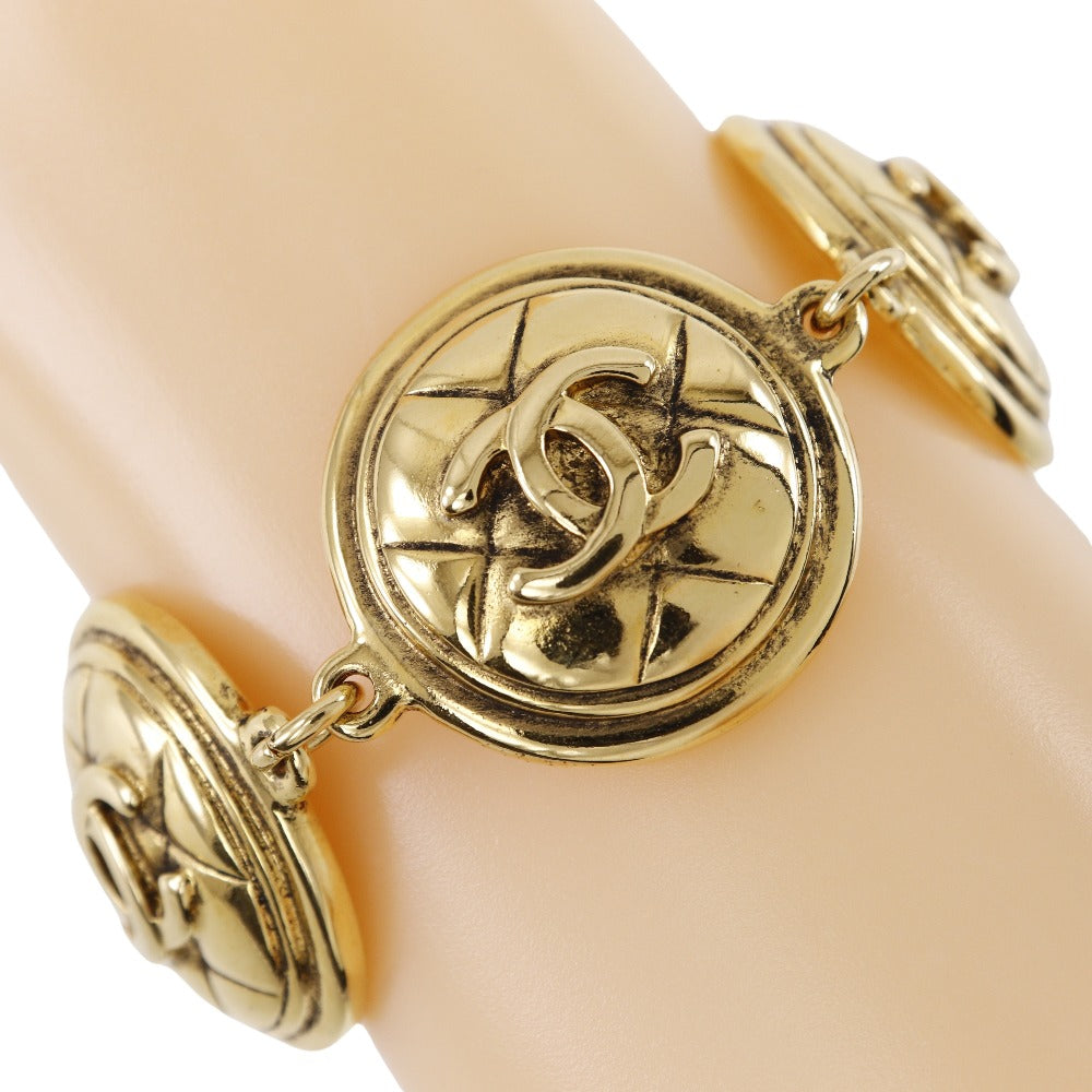 CHANEL bracelet Plated Gold gold   Matrasse COCO Mark Women