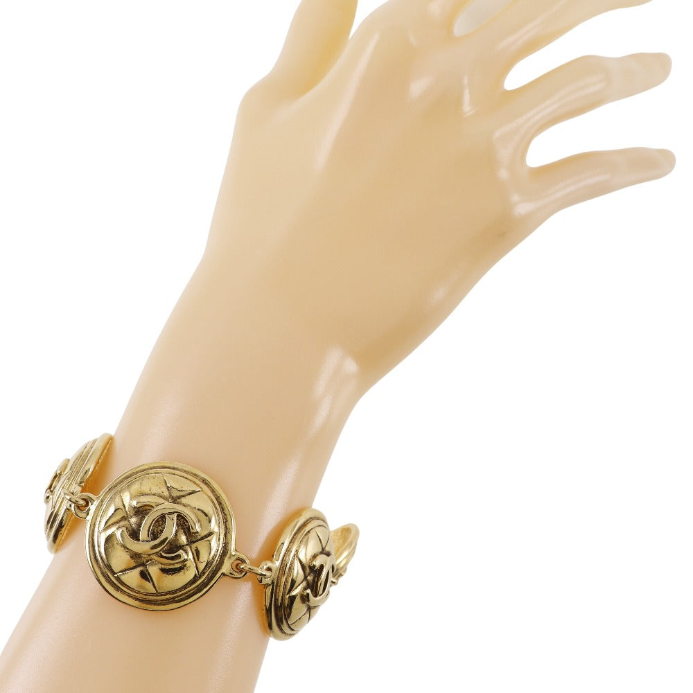 CHANEL bracelet Plated Gold gold   Matrasse COCO Mark Women