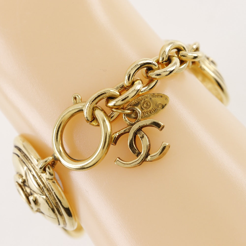 CHANEL bracelet Plated Gold gold   Matrasse COCO Mark Women