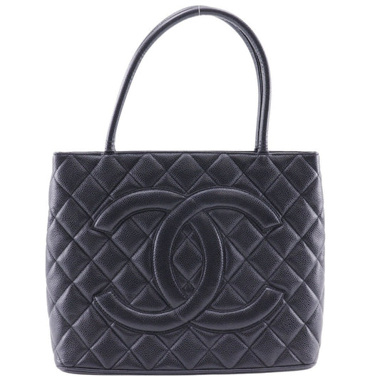 CHANEL Tote Bag Caviar skin black   Tote Women
